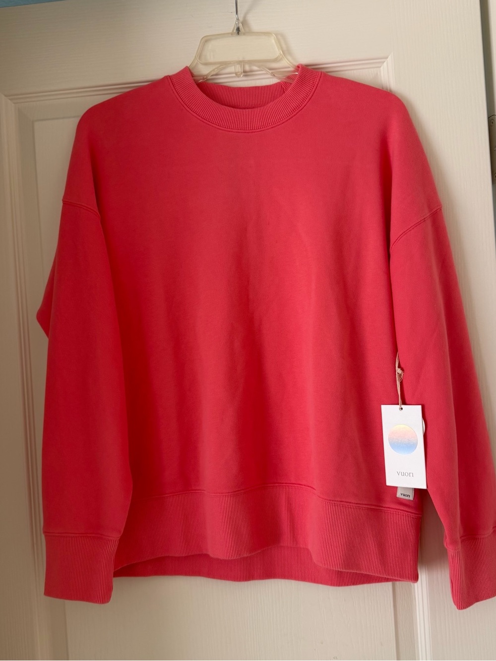 NWT Vuori Sedona Weekender crew - Sunset Pink - Sz Small - Picture 4 of 6